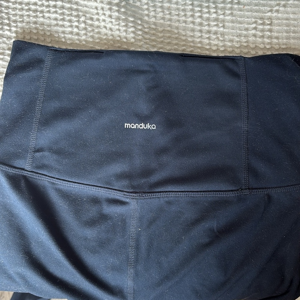 Manduka Dark blue yoga pants